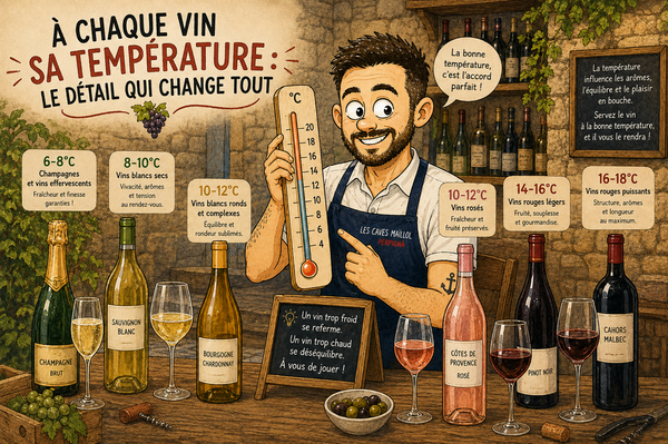 Servir un vin à la bonne température, ce n’est pas un caprice de sommelier. C’est souvent ce qui fait la différence entre une dégustation agréable… 